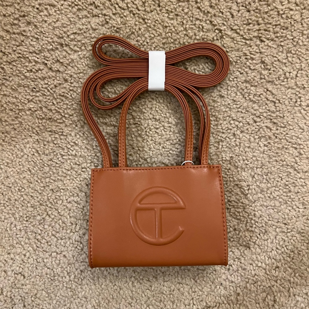 Small Tan Telfar Bag